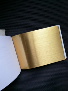 Brush Silver / Gold Color Pet Film