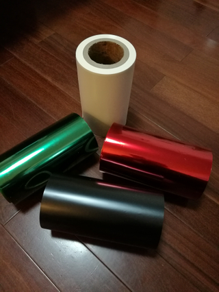 Green, Blue, Yellow, Black, White Color Pet Film /Polyester Film for Label, And Insulation Tape